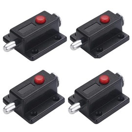 4 Piece Window Cabinet Knob Spring Loaded Automatic Door Lock Furniture Cabinet Drawer Door Screw with Spring Knob