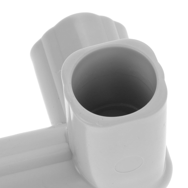 ifundom 4pcs Guardrail PVC Pipe Connector Elbow Pipe Fitting Canopy