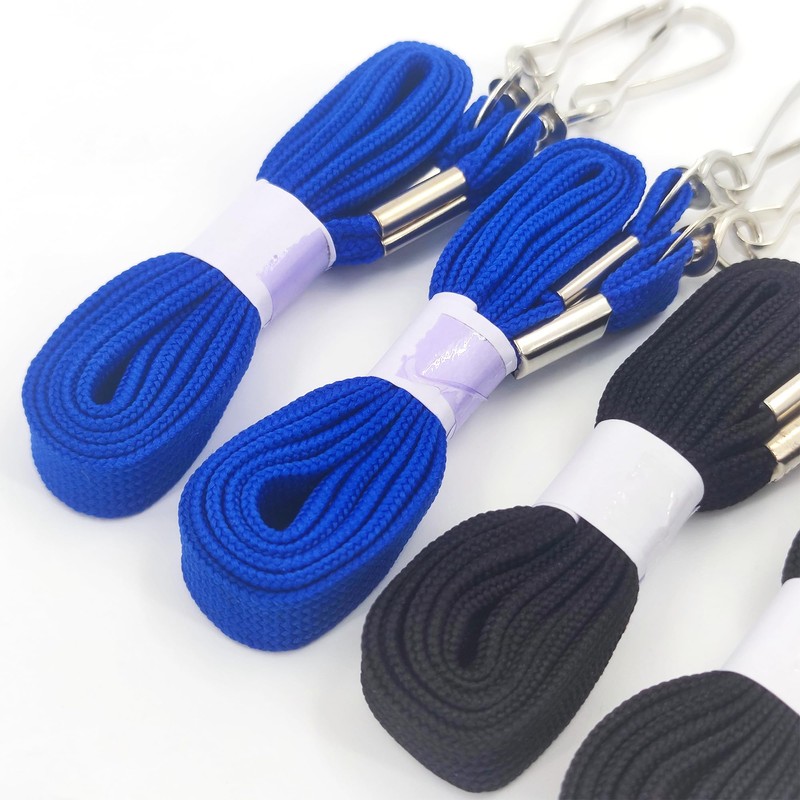 Milan Pacific Mask Lanyard Set, 4 Pack, Blue and Black