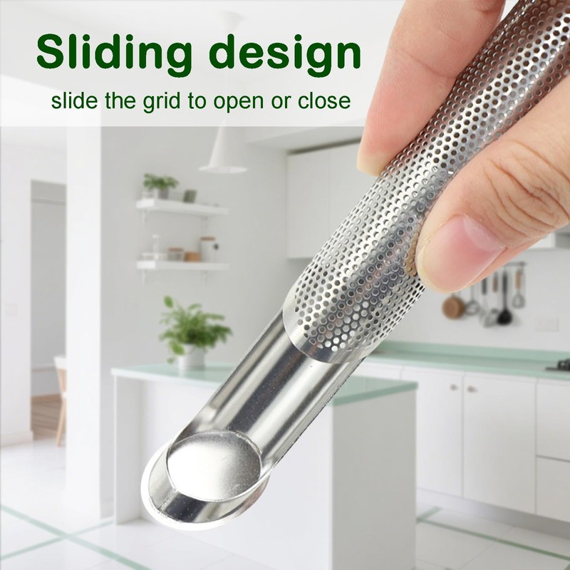 2 Pack Tea Infusers, Stainless Steel Long Handle Tea Strainer