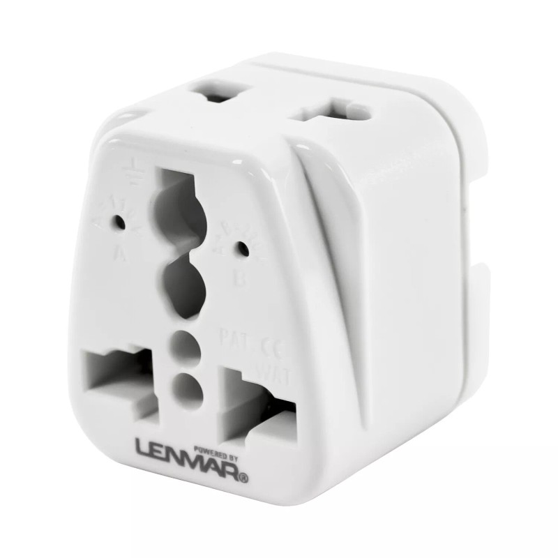 LENMAR AC150 TraveLite Ultracompact All-in-One Travel Adapter