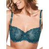 Chantelle Champs Elysees Lace Unlined Demi Bra (2605) 34C/Sequoia Green