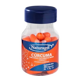 CURCUMA | Curcuma con Pimienta y Omega 3 | 30 Capsulas Softgels | Extracto de Curcumina de Alta Absorcion | Antioxidante y Antiinflamatory Natural | N