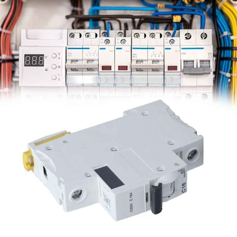Miniature Circuit Breaker 1P Residual Current Isolator DIN Rail Mount