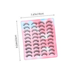OATIPHO 20Pairs Faux Strip Lashes Artificial Eyelashes for Daily Wear Parties and Events Lightweight Comfortable and Bulk Eyelashes Pack