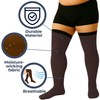 Men's Plus Size Thigh High Compression Socks – Full Leg