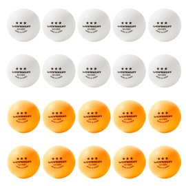 EHDWXVZM 20 Table Tennis Pieces, Outdoor Table Tennis, Colourful Table Tennis, Training Table Tennis, Orange Table Tennis, White Table Tennis