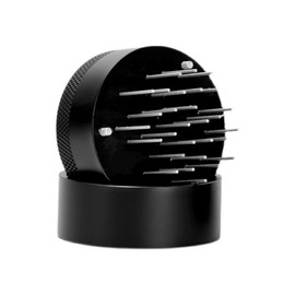 Coffee Distributor, Portable Anti Rust Stainless Steel Coffee Stirrer with Base Adjustable Hand WDT Tool for Kitchen Cafe (53MM)