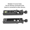 Camera Rail Nodal Slide Quick Release Plate, 150mm Professional Rail