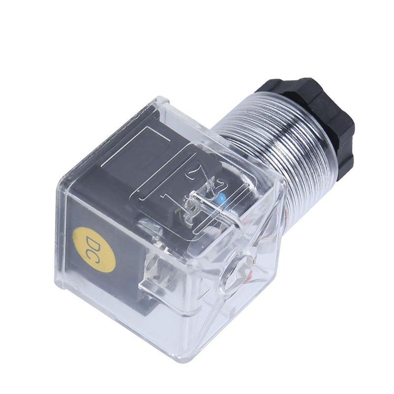 MUNEFE Solenoid Coil Plug, Hydraulic Solenoid Valve Solenoid Coil Plug,