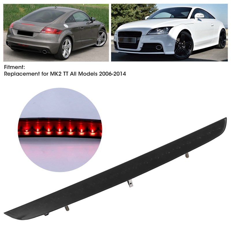 High Level Brake Light Rear Black 8J0945097 Replacement for MK2