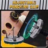 Adjustable Punching Saw Round Hole Opener Tools with Positioning Bit