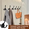kansata Coat Hooks for Wall Heavy Duty Triple Hooks, 12
