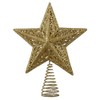Kurt Adler Leaf Star Treetop, 10-Inch, Gold