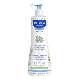 Mustela Gel de limpieza suave, gel de limpieza para el cabello del beb y el cuerpo, frmula a base de plantas con perseosa de aguacate natural...      