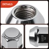 A-Premium Wheel Nuts Replacement for Chevy Aveo 2006-2010 Pontiac M12-1.5