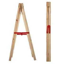 Saw Horses 2 Pack - Heavy Duty Sawhorses 2 Pack Folding Work Stands - Lightweight and Portable Work Horses with 2600LB Load Capacity for Woodworking by Kings County Tools