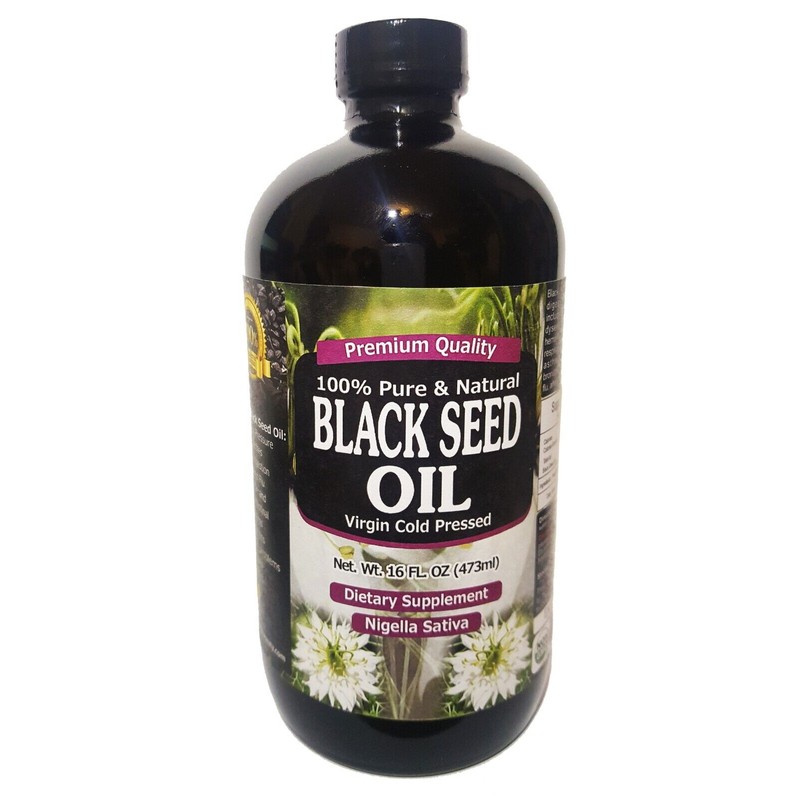 The Organic Beauty 16 oz - Black Cumin Seed Oil
