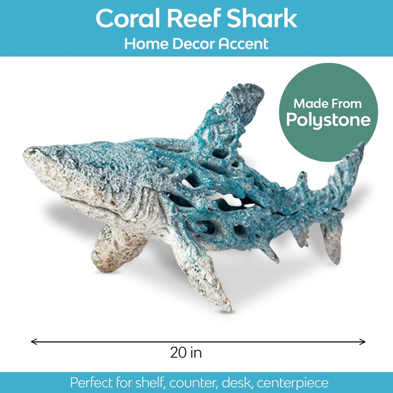 Nautical Ocean Decor Coral Reef Shark Beach Home Decor Coral