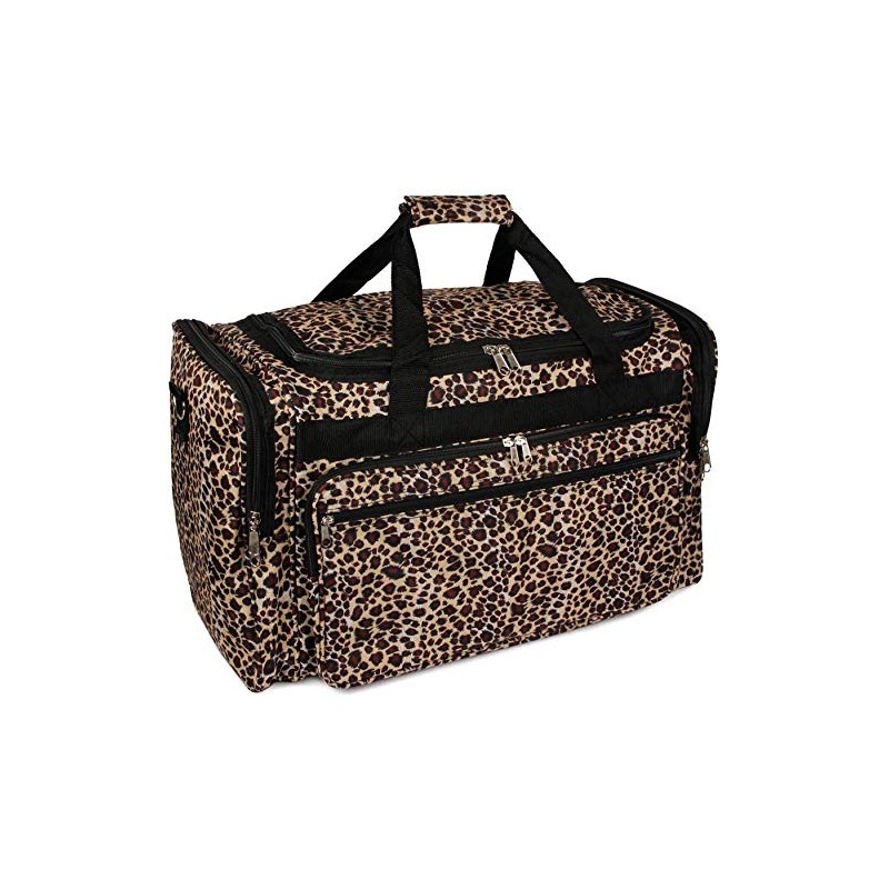 19" Leopard Print Duffle Bag Carry on Duffle Bag