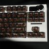 Elacgap 132 Keys Crystal Transparent Keycap Set,Custom CBSA Profile Backlit