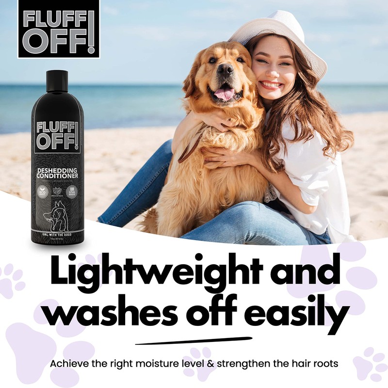 Fluff Off! by Girl With The Dogs, Natural Deshedding Dog/Cat
