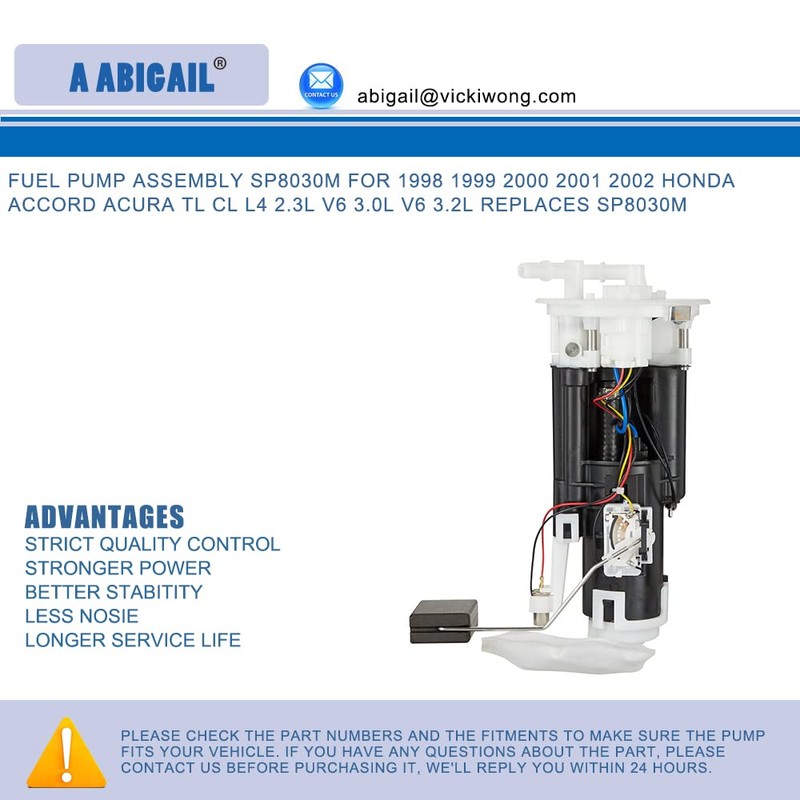 Fuel Pump Assembly Replacement SP8030M for 1998 1999 2000 2001