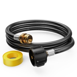 Propane Adapter Hose 6 Feet QCC-1 Quick Connect, 3/8" Female Flare, Connect for Portable Grills, Buddy Heaters,CSA Certified