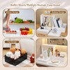 Leinuosen 5 Pcs Large Buffet Risers Set Rectangle Acrylic Display