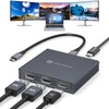 USB C to HDMI + 2 Displayport Adapter 3 Monitors