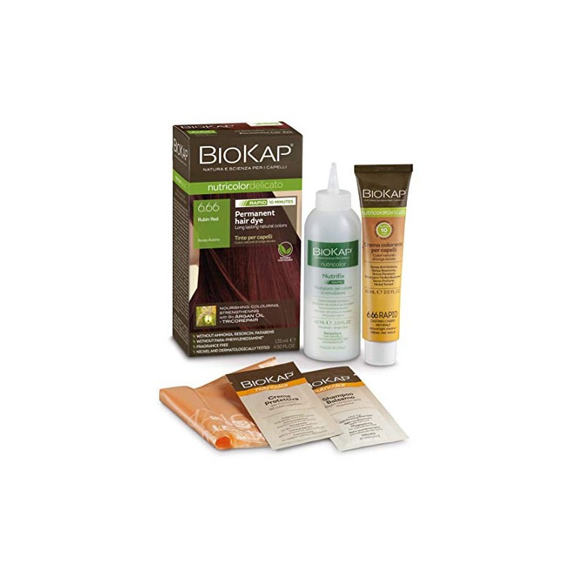 BioKap Ruby Red 6.66 Rapid Hair Dye 135 ml -