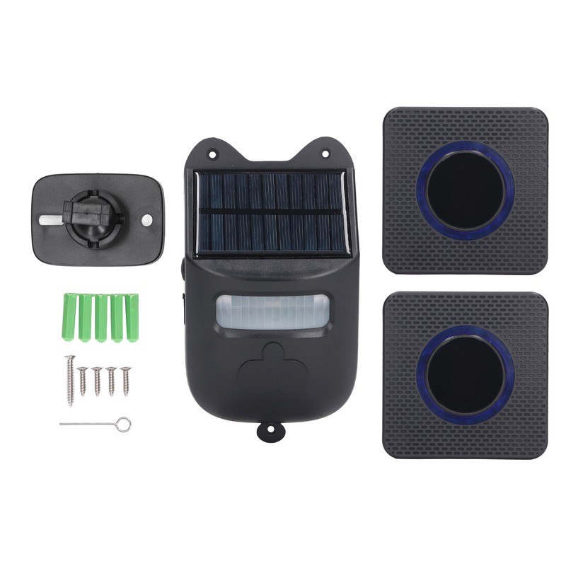 Driveway Alarm Solar Infrared Intelligent Induction IP65 Waterproof Welcome Doorbell