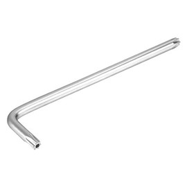 uxcell Long Tamper Proof Torx Star Key Bit Wrench L-Shape Nickel Plated T27