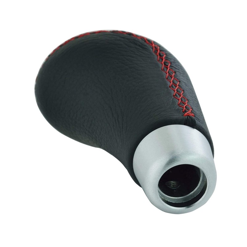 Lunsom Leather Shift Knob, Car Gear Shifter Stick Auto R