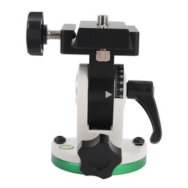 Generic Latitude Adjustment Seat, Aluminum Alloy Equatorial Wedge Instrument Latitude Base 90° Adjustable Universal Tripod with 3/8 Inch Thread, for Astronomy Telescope Accessory