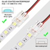 RUNCCI-YUN RUNCCI-YUN 10Pcs LED Strip Stecker,2 Polig 10mm LED Lckenlose