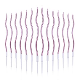 LUTER Birthday Candles Cupcake Candles for Birthday Wedding Party Decoration (Rose Gold)