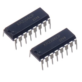 Bridgold 2pcs XR2206CP XR-2206CP 2206CP XR2206P High Current Toroid Inductors Monolithic Function Generator IC Chip,DIP-16