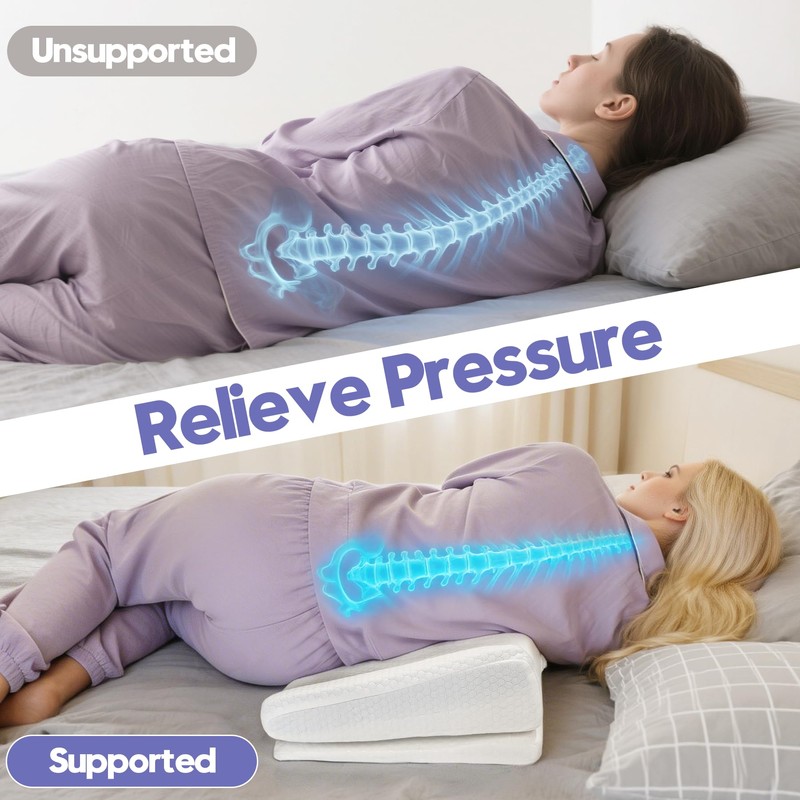 Shoulder Pressure Relief Pillow, Adjustable Height Memory Foam Shoulder Sleeper
