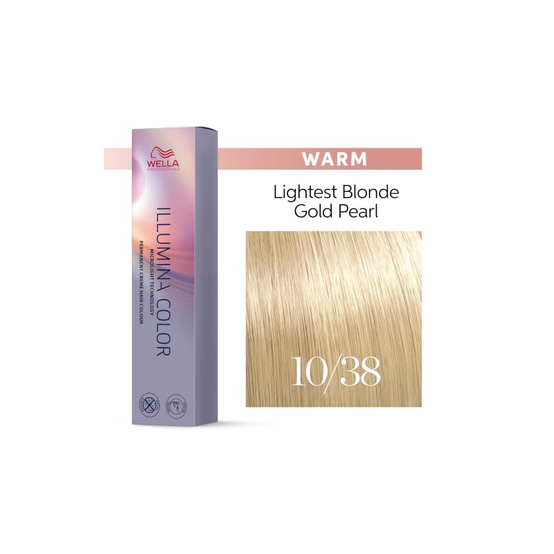Wella Professionals Illumina Color Tinte para Cabello Permanente Rubio Cubre