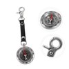 Mipcase Multi-Functional Portable Compass Keychain Zinc Alloy Navigation Tool for