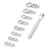9Pcs Interchangeable Ratchet Wrench Chromium Vanadium Steel Box Wrench Set