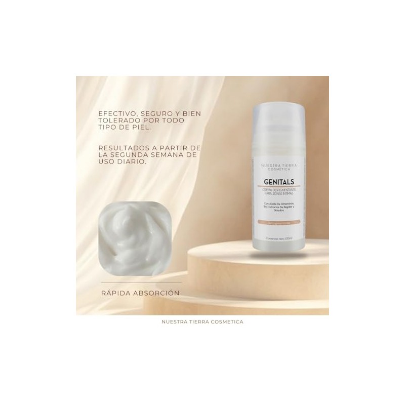 Crema Despigmentante Para Zonas Intimas Con Arbutina 100ml