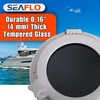 SEAFLO 8.5" Round Porthole/Port Light Window with ABS Plastic &