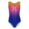 k-Bee Leotards Harper Sunset Spangle Lattice Back Girl's Gymnastics Leotard