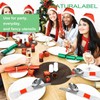 NATURALABEL 500 PCS Paper Napkin Rings with Box, Self-Adhesive Napkin