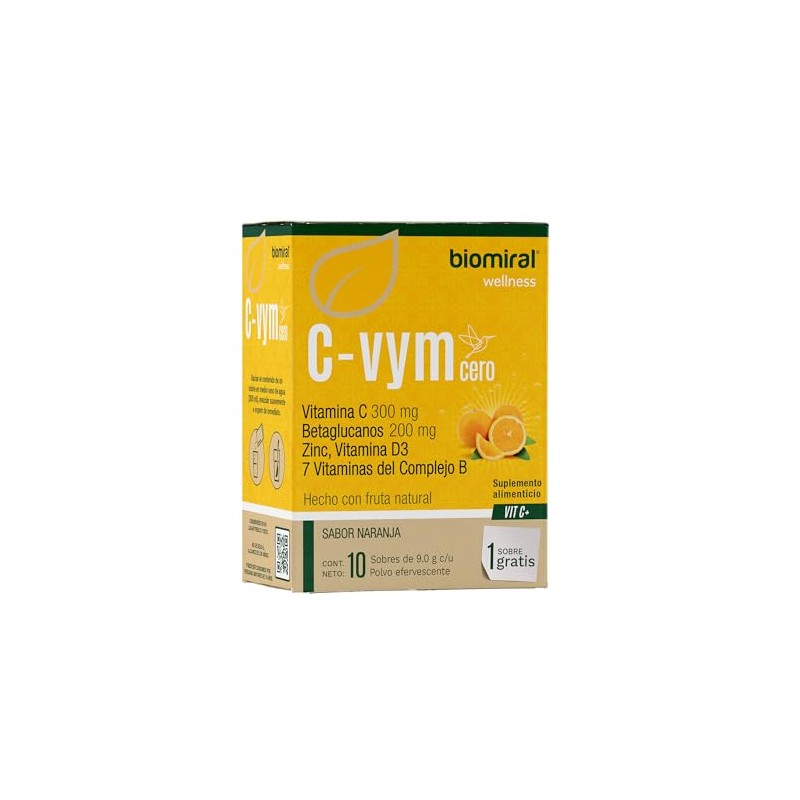 Biomiral C-VYM Cero Azcar - Suplementos Alimenticios - Vitamina C,