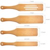 Kuchengerate Wooden Spurtles Kitchen Serving Curved Tools-Cookware - Set of