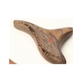 Wooden Triangle Massage Tool, Therapeutic Body Massager for Deep Tissue Relaxation (Wenge Wood)