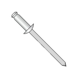 1/4" x .25"-.37" (#86) Standard Blind Rivets/Aluminum Body/Steel Mandrel/Barrel Length: .625" (Carton: 1,500 pcs)